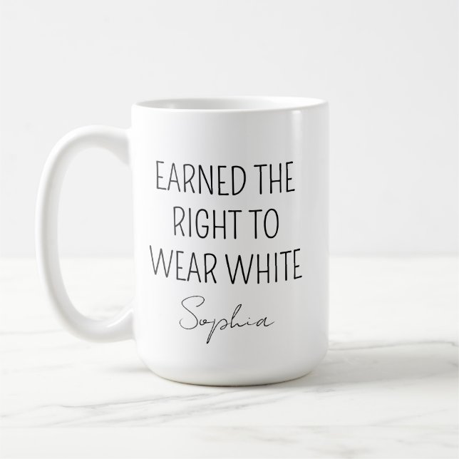 Mug New Doctor Gift, Personalized White Coat Ceremony  (Gauche)