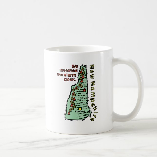 Mug New Hampshire NH Motto ~ Nous Avons Inventé L'Alar (Droite)