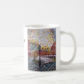 Mug "New Morning huile sur canal néerlandais "… -