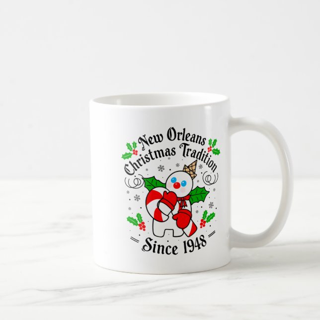 Mug New Orleans Mr Bingle Christmas Tradition Snowman  (Droite)