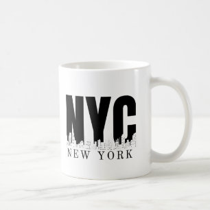 Mug New York City Skyline Style rétro