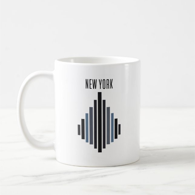 Mug NEW YORK — Vertical Rhythm (Gauche)
