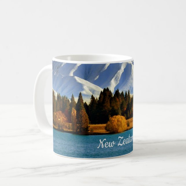 Mug New Zealand Mountain Landscape (Devant gauche)