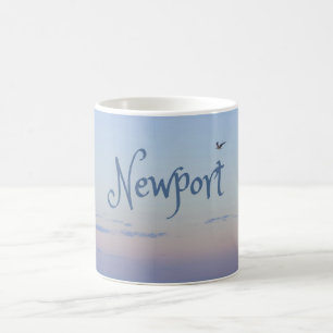 Mug Newport Beach Californie Ocean Sunrise Blue