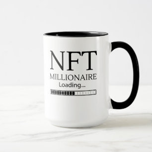 Mug NFT Millionaire Chargement s'il vous plaît patien