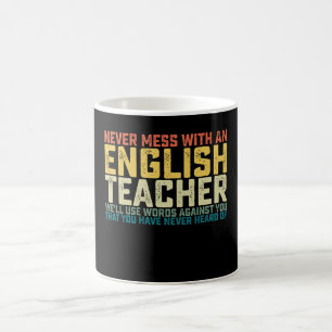 Mug N'hésitez pas avec un professeur d'anglais Nous ut