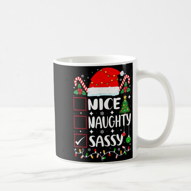 Mug Nice Naughty Sy Christmas List  (Droite)