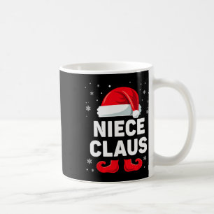 Mug Niece Claus Christmas Matching Family Group Funny