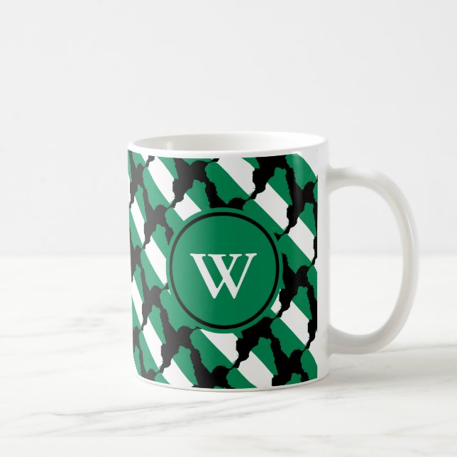 Mug NIGERIA NAIJA Bénédiction Nation Monogramme Christ (Droite)