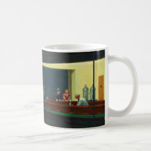 Mug Nighthawks peinture par Edward Hopper
