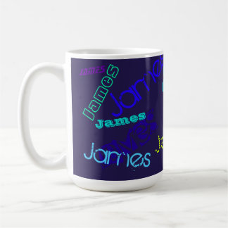 Mug N'importe quel nom Personnalisable Coloré Nom Moti