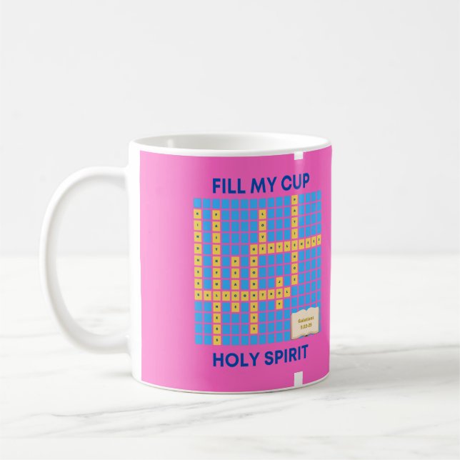 Mug Nine Fruits of the Holy Spirit, Galatians 5:22-25 (Gauche)