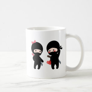 Mug Ninja Pair, un garçon et une fille