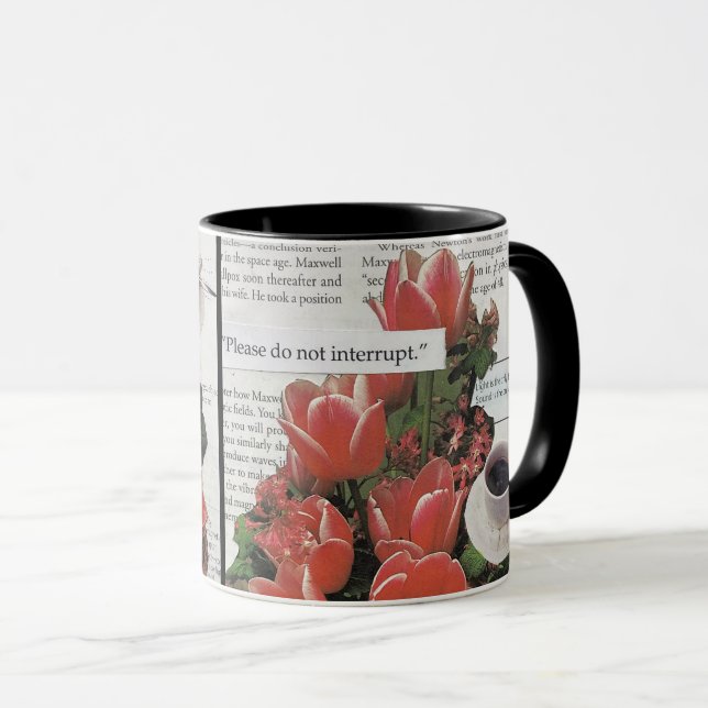Mug N'Interrompez Pas L'Heure Du Thé Du Café Du Matin (Devant droit)
