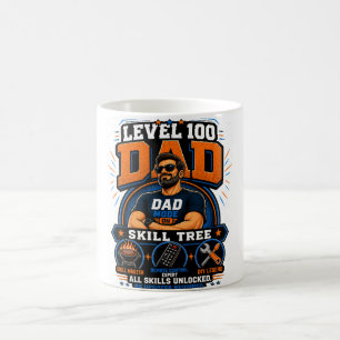 Mug Niveau 100 T-Shirt Papa – Compétence Papa en mode