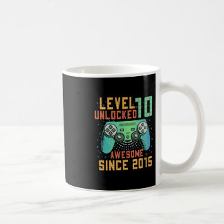 Mug Niveau 10 Débloqué 10e Anniversaire 10 Ans Garçon