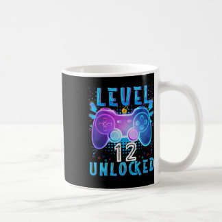 Mug Niveau 12 Jeu vidéo déverrouillé 12e anniversaire