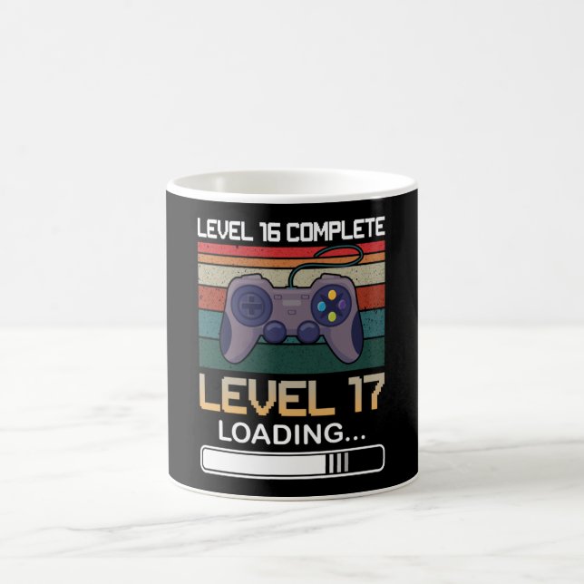 Mug Niveau 16 Niveau complet 17 | Jeu vidéo d'annivers (Centre)