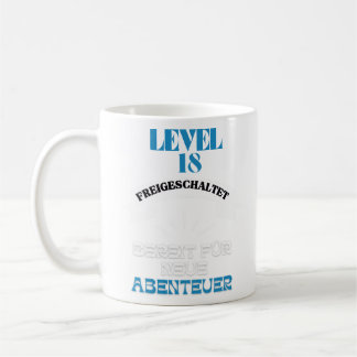Mug "Niveau 18 activé :" Joyeux anniversaire