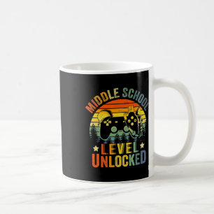 Mug Niveau de jeu vidéo déverrouillé collège retour à