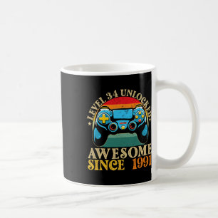 Mug Niveau &#; Débloqué Awesome Depuis 1991 &#; ème A