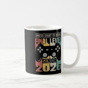 Mug Niveau Final Senior 2026 Appuyez sur Démarrer Styl