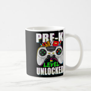 Mug Niveau pré-maternelle débloqué Joueur Gamer Premie