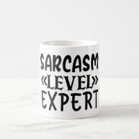 Niveau Sarcasme Expert Drôle Citation Humoristique