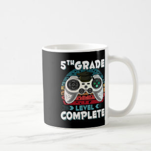 Mug Niveau scolaire Gamer complet Diplôme de 5e année 