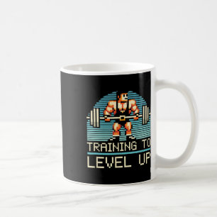Mug Niveau supérieur de jeu vidéo Joueur de gym Salle