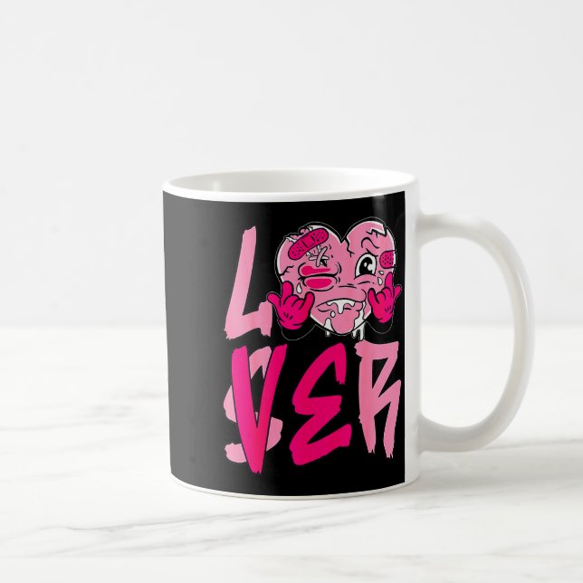 Mug Nk Loser Lover Nk Drip Heart Matching Tee For Men  (Droite)