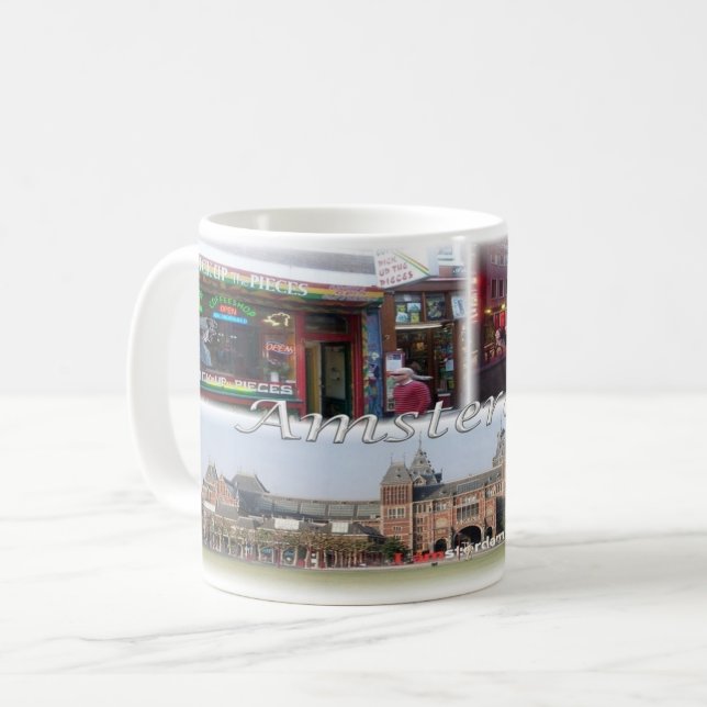 Mug NL Pays-Bas - Amsterdam - (Devant gauche)