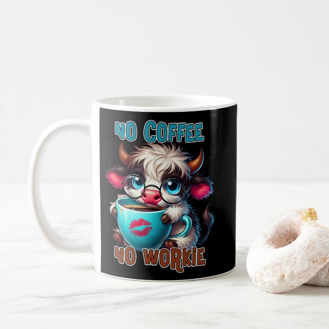 Mug No Coffee No Workie  (Avec donut)