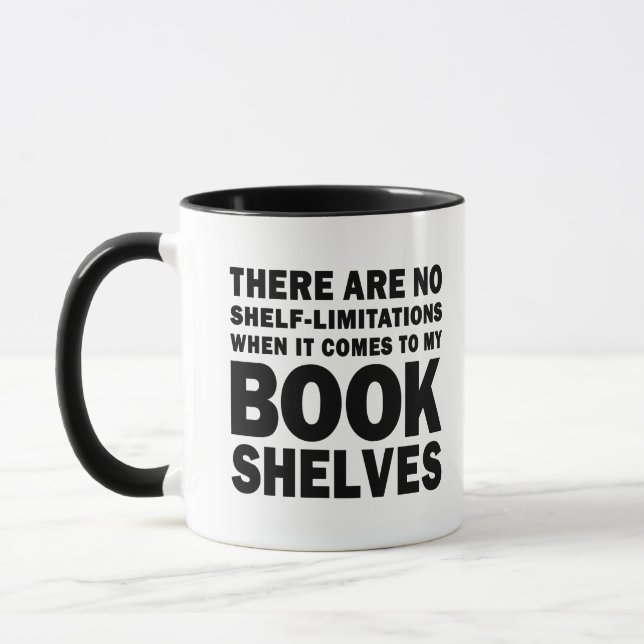 Mug No Shelf-Limitations Bookish Fave (Gauche)