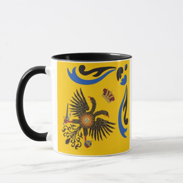 Mug Nobile Contrada dell'Aquila Palio di Siena (aigle) (Gauche)