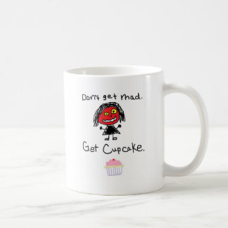 Mug N'obtenez pas fou, obtiennent le petit gâteau