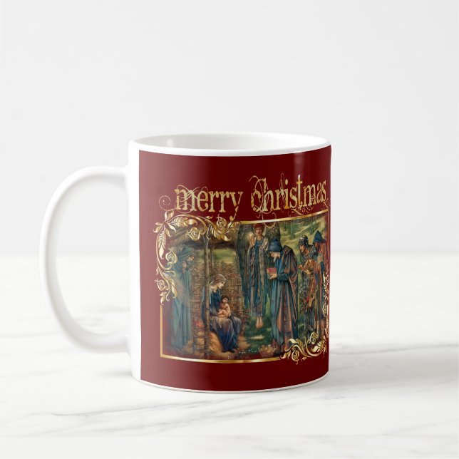 Mug Noël 2021 Jesus Nativité Manger Bethlehem  (Gauche)