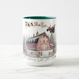 Mug Noël à la ferme, Joyeux Noël