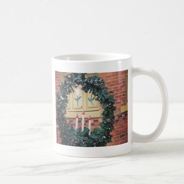 Mug Noël à Pella, Iowa Vacances Lumières décorées (Droite)