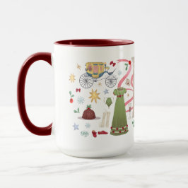Mug Noël à Randalls (Maroon 15 oz)