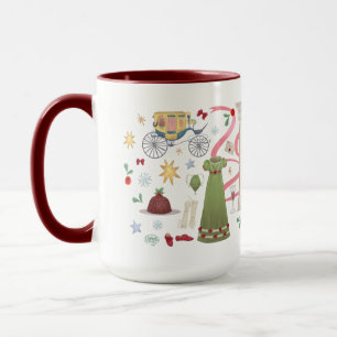 Mug Noël à Randalls (Maroon 15 oz)