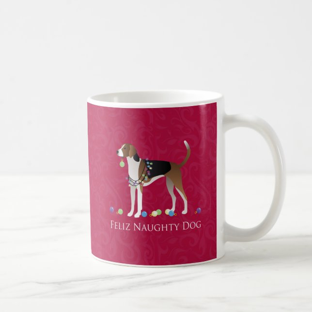 Mug Noël américain Foxhound (Droite)
