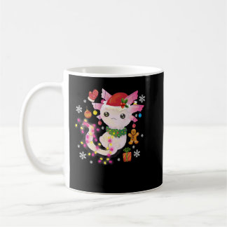 Mug Noël Axolotal Noël Chapeau Lumière Anime Noël Pour