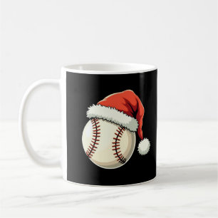 Mug Noël Baseball Santa Hat Funny Sport Noël