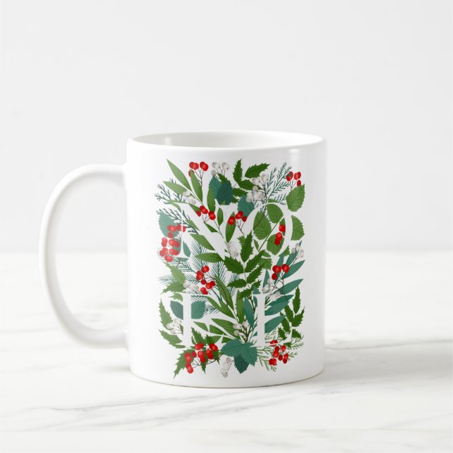 Mug NOEL Berries vertes Noël (Gauche)
