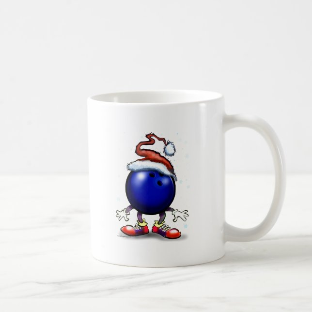 Mug Noël de bowling (Droite)