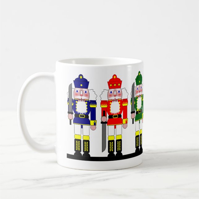 Mug Noël de casse-noix personnalisé (Gauche)