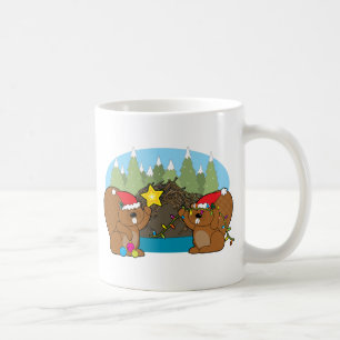 Mug Noël de castor