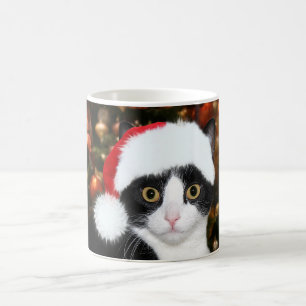 Mug Noël de chat de smoking