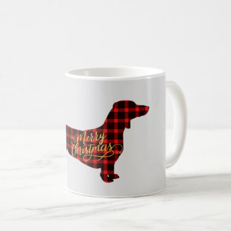 Mug Noël de Dachshund Buffalo